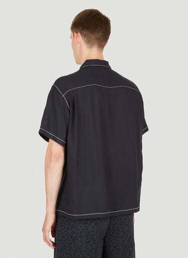 Contrast Pick Stitched Shirt Stüssy Contrast Pick Stitched Shirt Black sts0348005