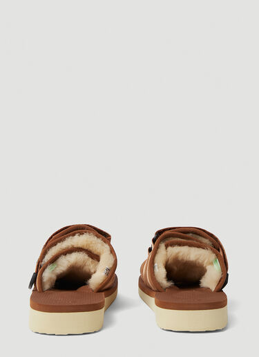 Moto-Mab Shearling Sandals Suicoke Moto-Mab Shearling Sandals Brown sui0350002