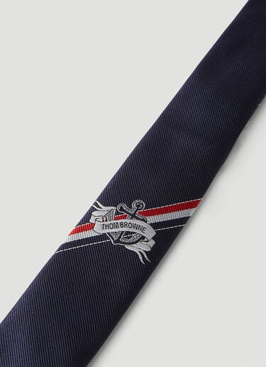 Thom Browne Jacquard Tie Navy thb0152023