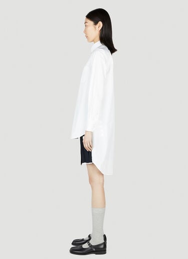 스플릿 백 셔츠 Thom Browne 스플릿 백 셔츠 화이트 thb0251016