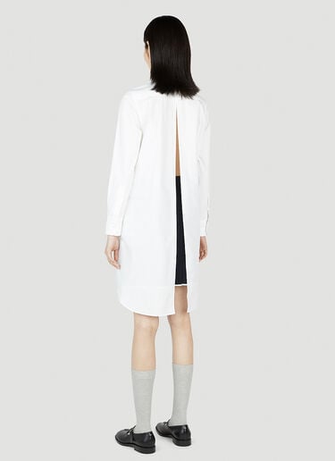 스플릿 백 셔츠 Thom Browne 스플릿 백 셔츠 화이트 thb0251016