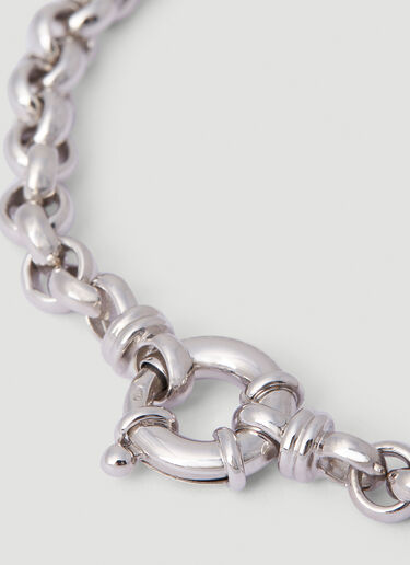 Tom Wood Thick Rolo Bracelet Silver tmw0351020