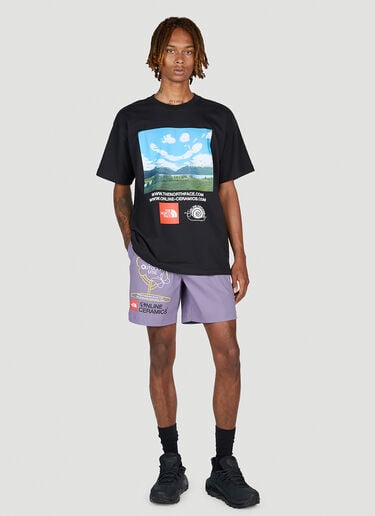 The North Face x Online Ceramics 그래픽 쇼츠 퍼플 tnf0152057