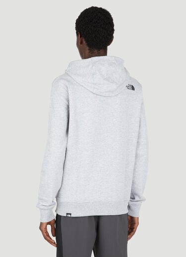 The North Face Logo Print Hooded Sweatshirt Grey tnf0154008