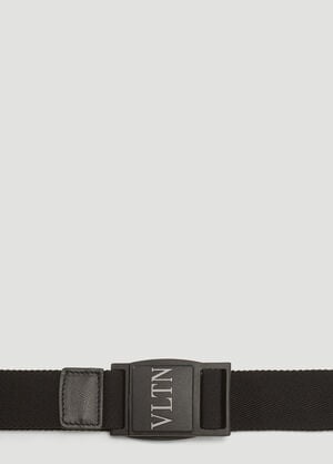 Valentino VLTN Woven Belt Black val0142047