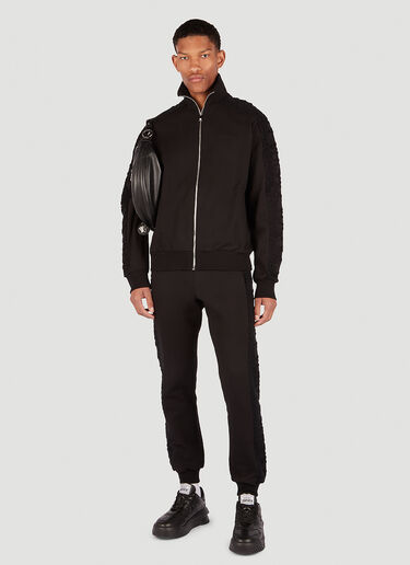 Greca Zip Sweatshirt Versace Greca Zip Sweatshirt Black ver0151008