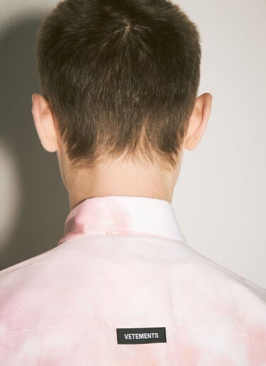 아니메 반팔 셔츠 Vetements 아니메 반팔 셔츠 핑크 vet0158008