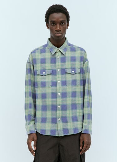 Pioneer Khadi 格纹衬衫 Visvim Pioneer Khadi 格纹衬衫 绿色 vis0154004