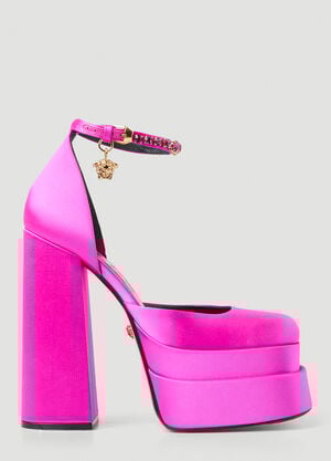 Versace Medusa Aevitas Platform Heels Pink vrs0249054