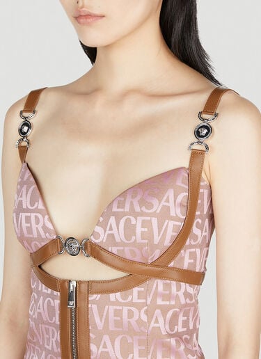 Cut-Out Medusa Dress Versace Cut-Out Medusa Dress Pink vrs0253006
