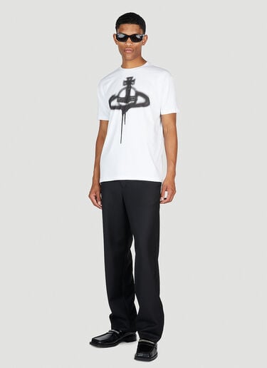 Spray Orb T-Shirt Vivienne Westwood Spray Orb T-Shirt White vvw0153007