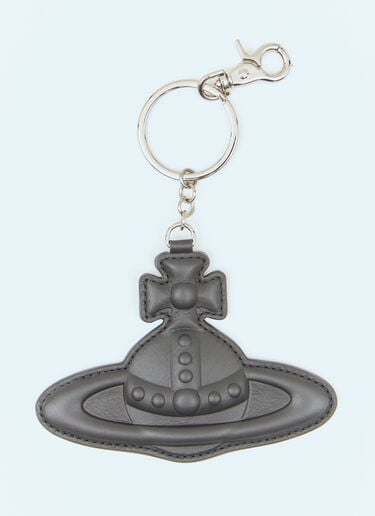 Vivienne Westwood 가죽 오브 키링 블랙 vvw0159014