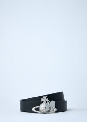 Vivienne Westwood Orb Leather Belt Black vvw0161017