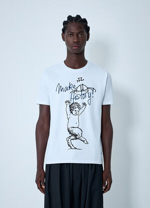 Vivienne Westwood Logo Motif T-Shirt White vvw0162003