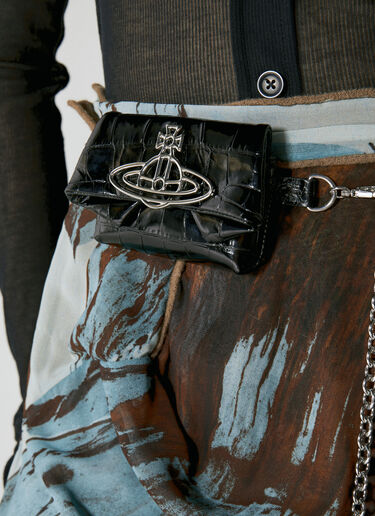 Vivienne Westwood 미니 코트니 벨트 백 블랙 vvw0253029
