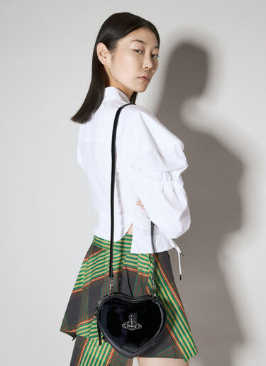 Vivienne Westwood 루이스 하트 크로스바디 백 블랙 vvw0255010