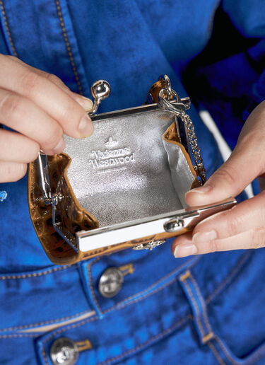 Vivienne Westwood 크로커다일 돌 미니 백 브라운 vvw0255022