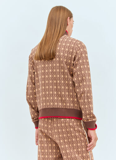 Power Track Sweatshirt Wales Bonner Power Track Sweatshirt Brown wbn0158003