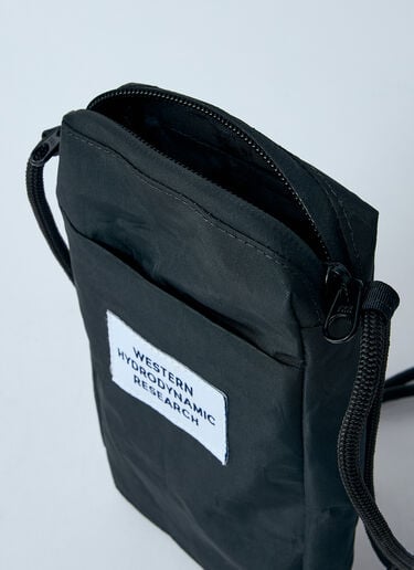 Western Hydrodynamic Research Logo Patch Sling Crossbody Bag Black whr0156012