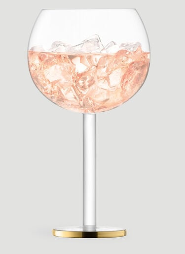 LSA International Set of Two Luca Balloon Glasses Gold wps0670211