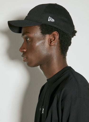Yohji Yamamoto x NE 로고 프린트 베이스볼 캡 블랙 yoy0154017