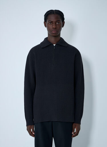 Half-Zip Sweater Yohji Yamamoto Half-Zip Sweater Black yoy0162007