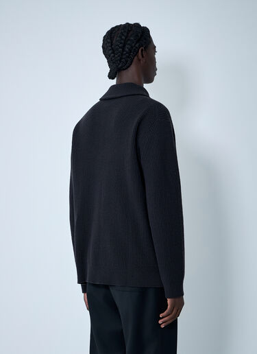 Half-Zip Sweater Yohji Yamamoto Half-Zip Sweater Black yoy0162007