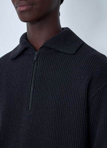 Half-Zip Sweater Yohji Yamamoto Half-Zip Sweater Black yoy0162007