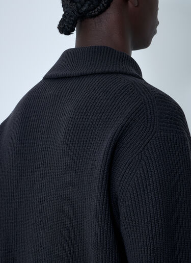 Half-Zip Sweater Yohji Yamamoto Half-Zip Sweater Black yoy0162007