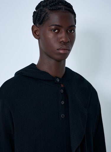 Yohji Yamamoto 후드 스웨터 블랙 yoy0162009
