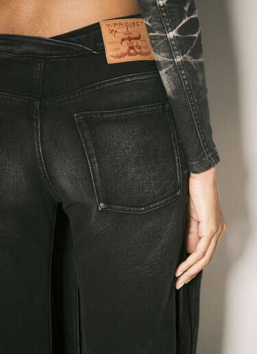 Y/Project Wrap-Belt Jeans Black ypr0258003