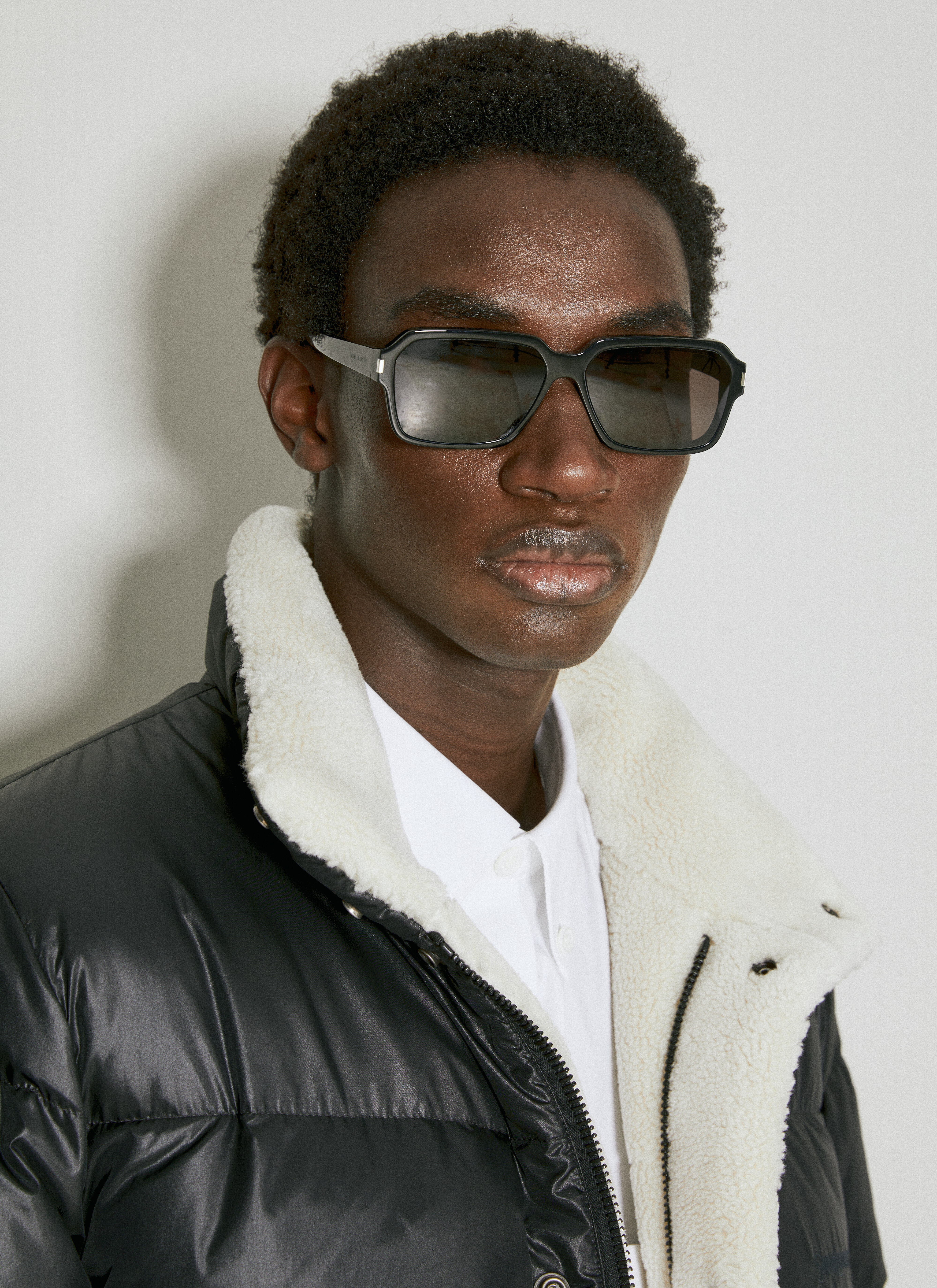 Saint Laurent Men's' SL 611 Sunglasses in Black | LN-CC®