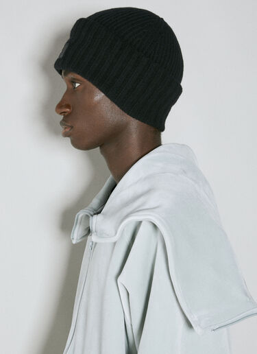 Knit Beanie Hat Y-3 Knit Beanie Hat Black yyy0354026