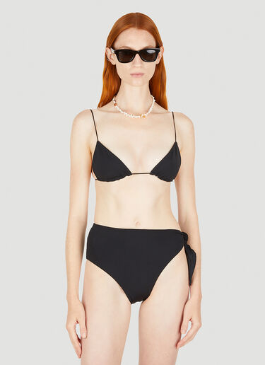 Fine Strap Triangle Top Ziah Fine Strap Triangle Top Black zia0249005
