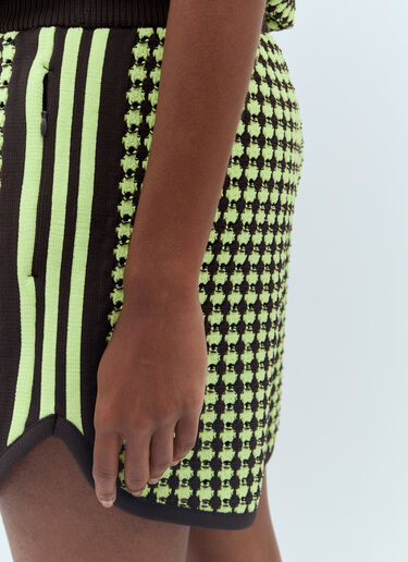 Crochet Knit Shorts adidas by Wales Bonner Crochet Knit Shorts Green awb0357013
