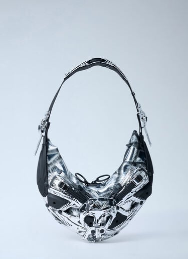 Innerraum オブジェクト HM5 ハーフムーン ショルダーバッグ  シルバー inn0362006