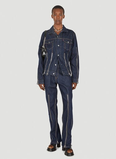 x Levi's 지퍼 트러커 데님 재킷 Levi's x No Sesso x Levi's 지퍼 트러커 데님 재킷 블루 lvn0349001