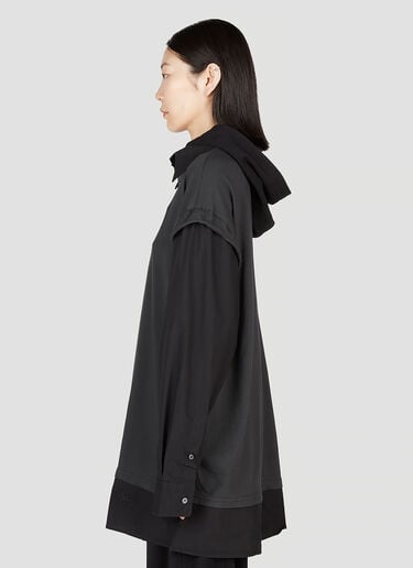 MM6 Maison Margiela Classic Collar Sweatshirt Black mmm0353007
