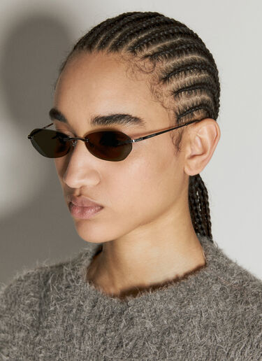 Adorable Frameless Sunglasses Our Legacy Adorable Frameless Sunglasses Black ous0356017