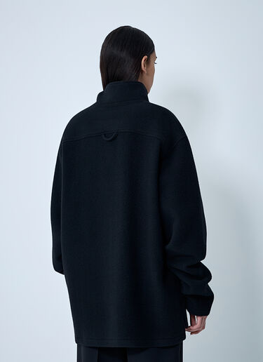 RIER Zip-Up Fleece Sweatshirt Black rrr0362004