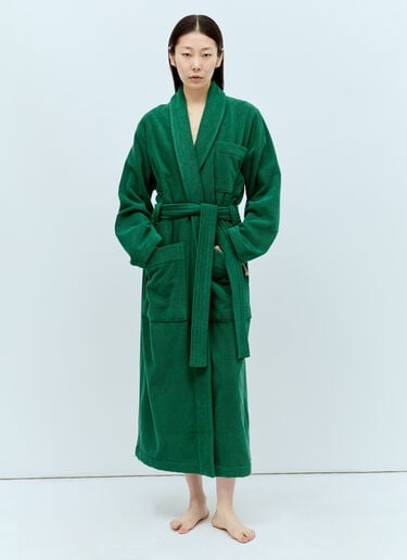 Terrycloth Classic Bathrobe Tekla Terrycloth Classic Bathrobe Green tek0355013
