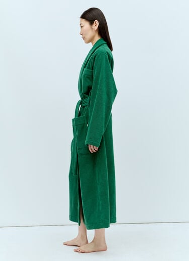 Terrycloth Classic Bathrobe Tekla Terrycloth Classic Bathrobe Green tek0355013