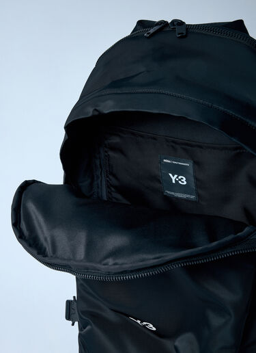 Y-3 Logo Patch Backpack Black yyy0160009
