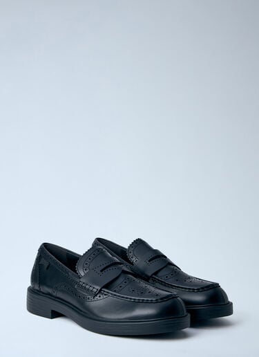 CAMPER Leather Brogue Loafers Black cmp0164008