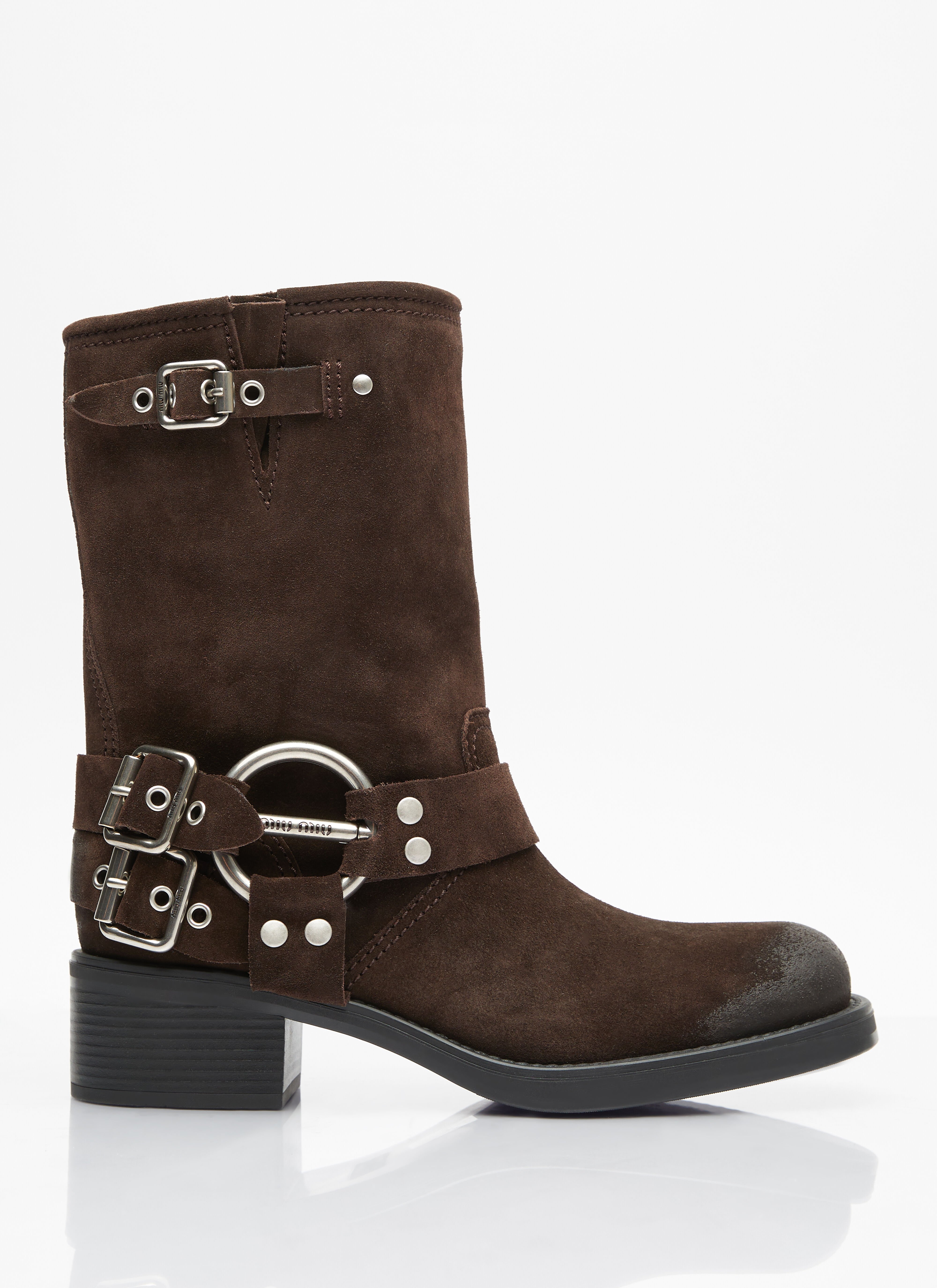 Miu miu sales suede booties
