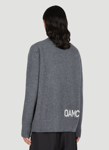 OAMC Whistler Wool Sweater Grey oam0154007