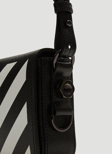 Off-White Striped Shoulder Bag Black ofw0238016