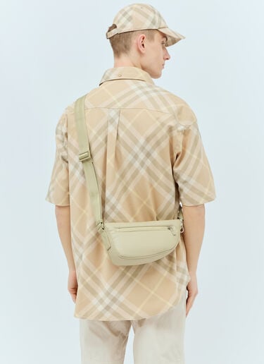 Burberry Shield Crossbody Bag Khaki bur0155109