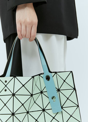 Bao Bao Issey Miyake Lucent Gloss Mix Tote Bag Green bao0254001