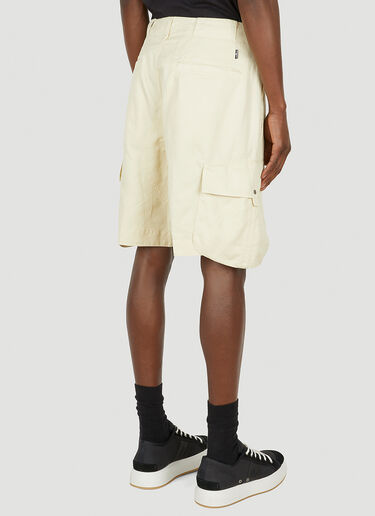 Stone Island Cargo Compass Patch Shorts Cream sto0147021